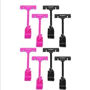 BCP 8pcs POP Adjustable Plastic Clip-on